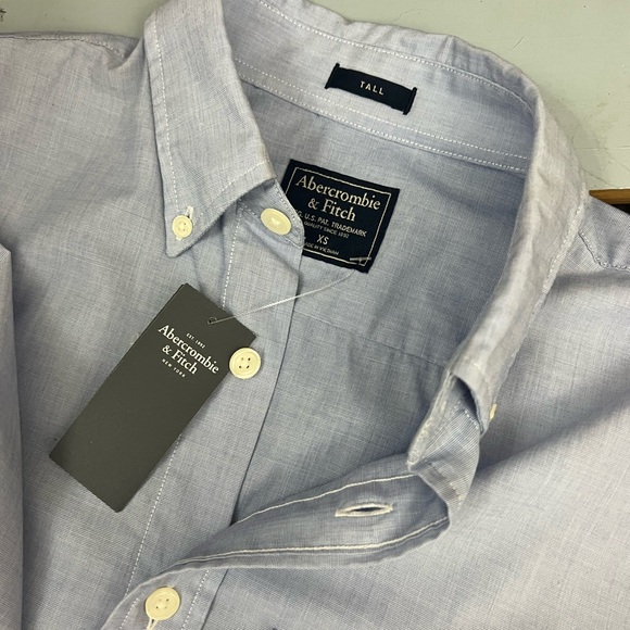 Abercrombie and Fitch Classic Oxford Shirt XS-Tall - Picture 4 of 8